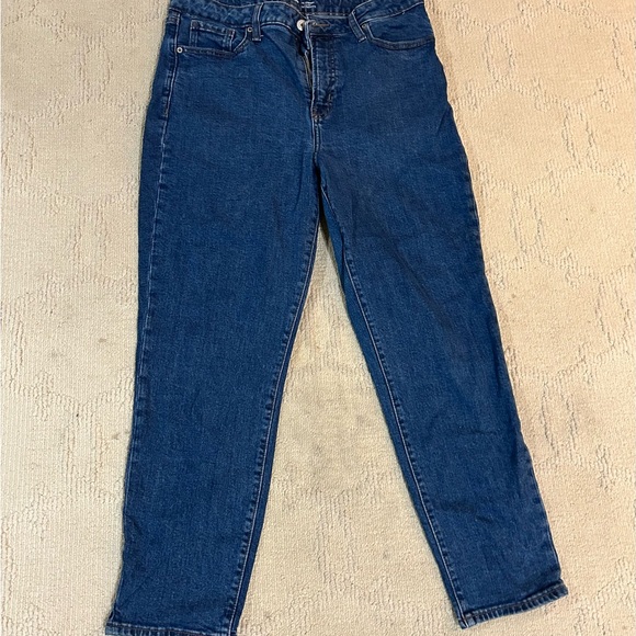 Old Navy Dark Blue Straight Leg Jeans - Picture 1 of 3